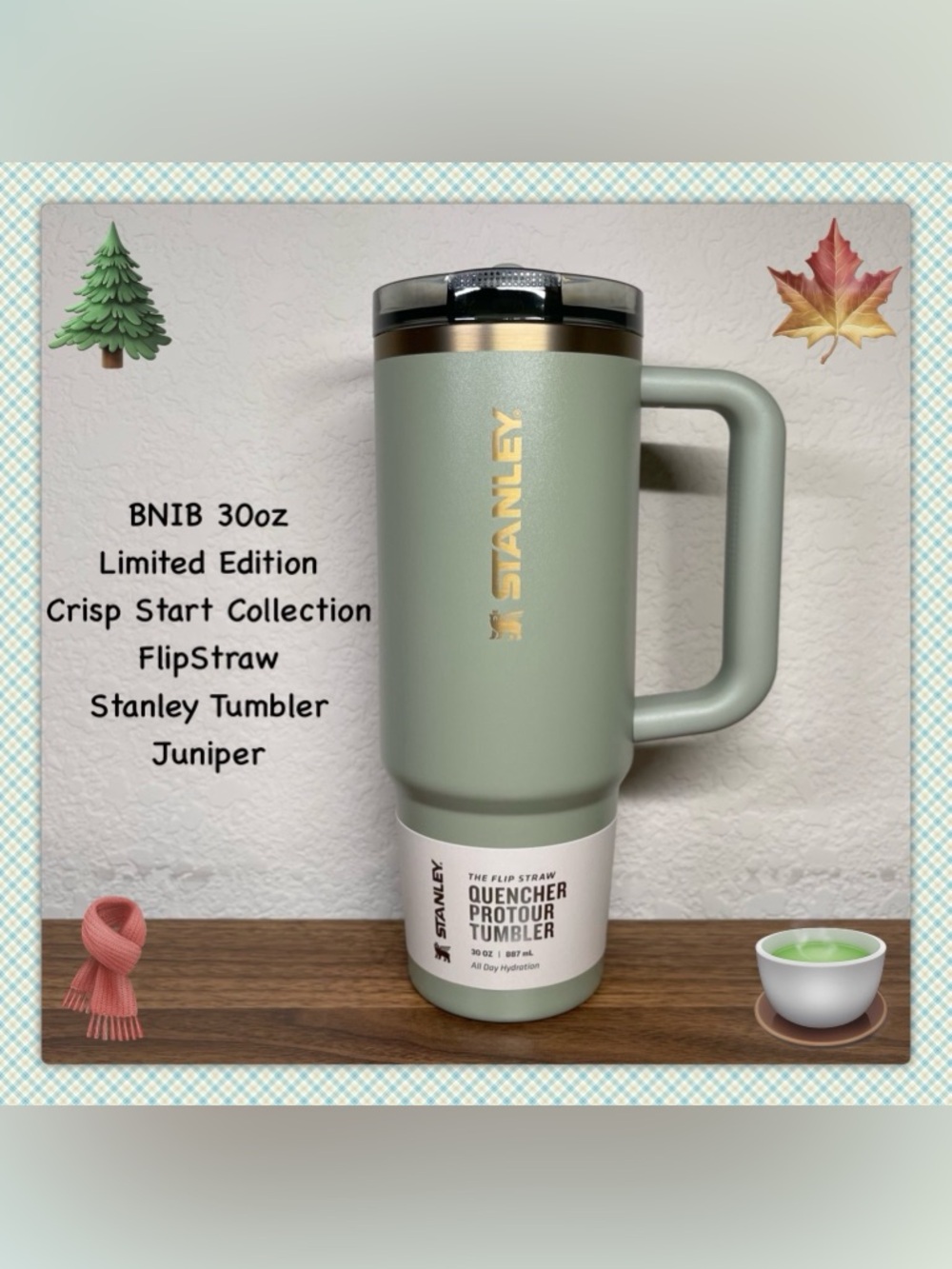 BNIB 30oz Crisp Start Collection Stanley ProTour Tumbler